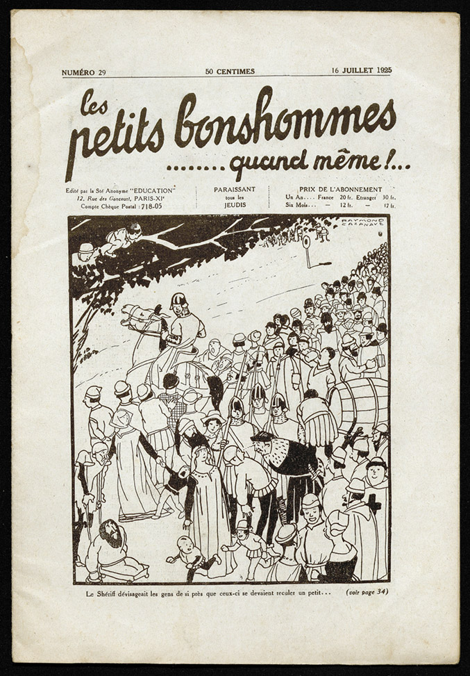 Exemplaire de la revue des Petits Bonhommes (16 juillet 1925), Fonds de Thérèse, Louis et Henry Dispan de Floran. 