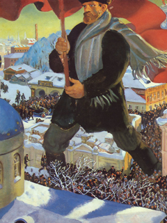 Le Bolchevique (1920). Boris Kustodiev