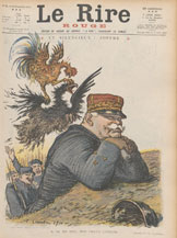 Caricature du général Joffre dans le journal Le Rire, décembre 1914