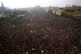 Manifestation sur la Place du Manège à Moscou, 10.03.1991