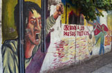 Mural : liberté pour les prisonniers politiques