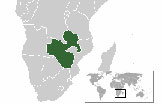 Carte de la Fédération de Rhodésie et du Nyassaland