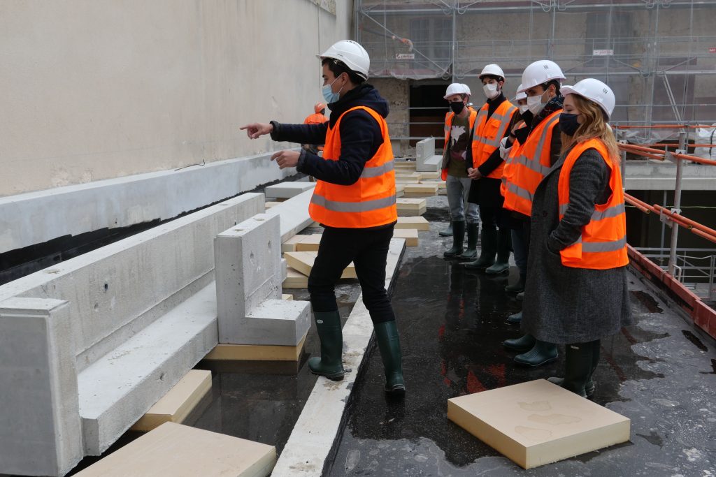 Visite du chantier