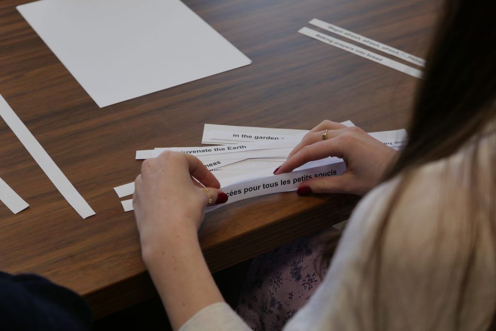 Sélection finale des mots et des phrases