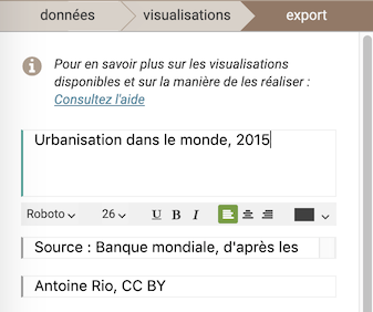 habillage en texte