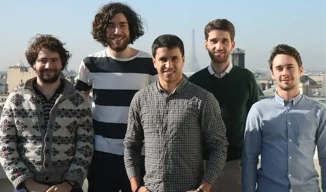 Les fondateurs : A. Waller, Q. De Metz, K. EL Guitti, T. Besnard, R. Théron