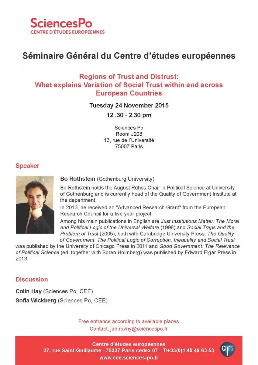 Invitation au SGCEE du 24 novembre 2015