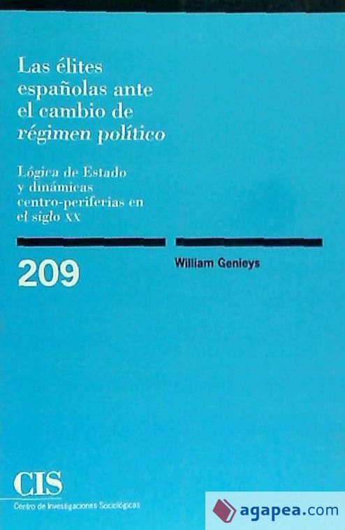 Las élites españolas ante el cambio de régimen político