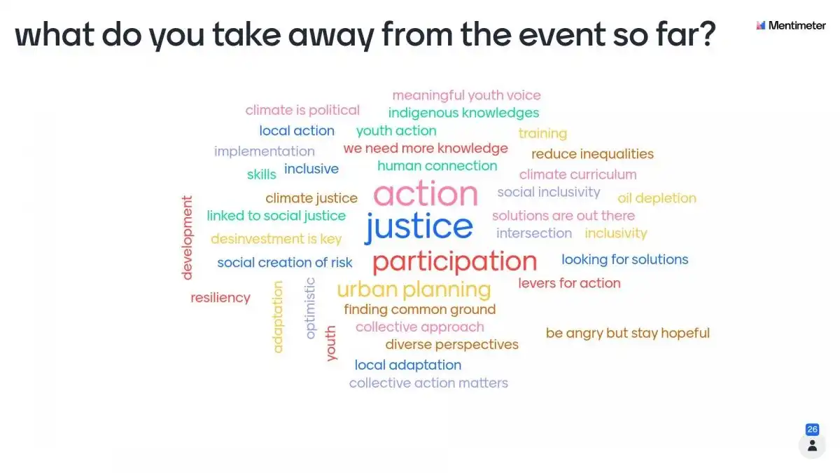 Worldwide Teach-in on Climate and Justice Mentimeter