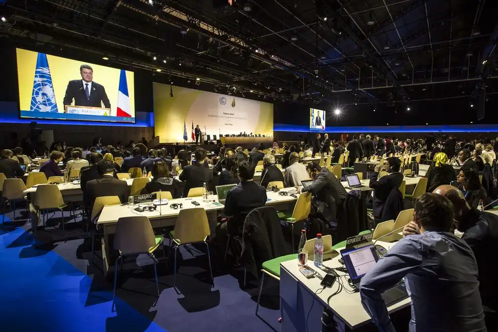 Speech by the Ukranian President during the PARIS COP 21 Meeting. November 2015.