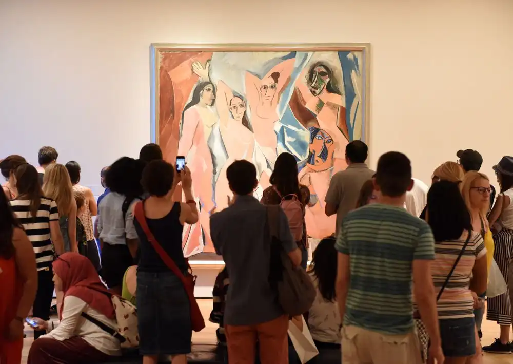 Les Demoiselles d'Avignon, au Museum of Modern Art de New York.
