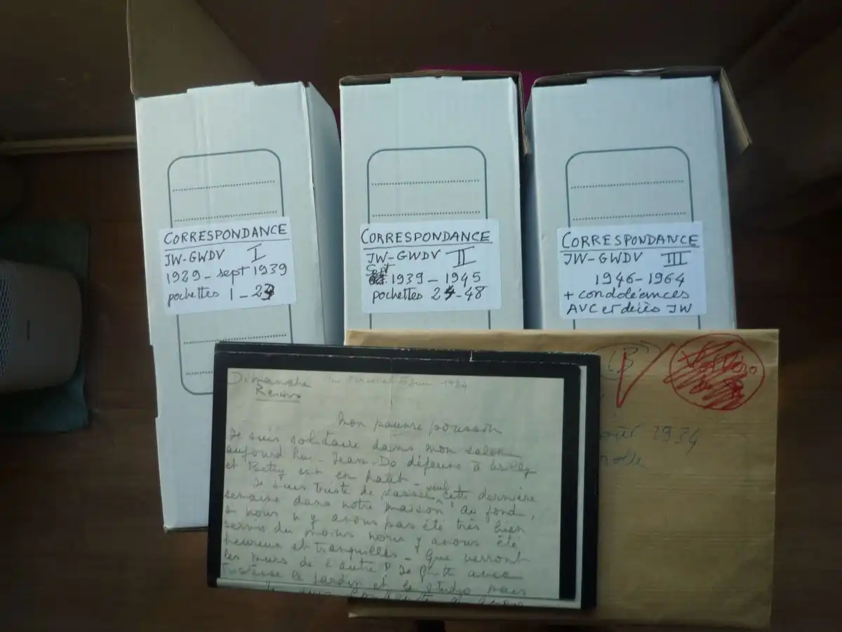 Correspondances entre Jacques Warnier et sa femme Germaine (1929-1964).