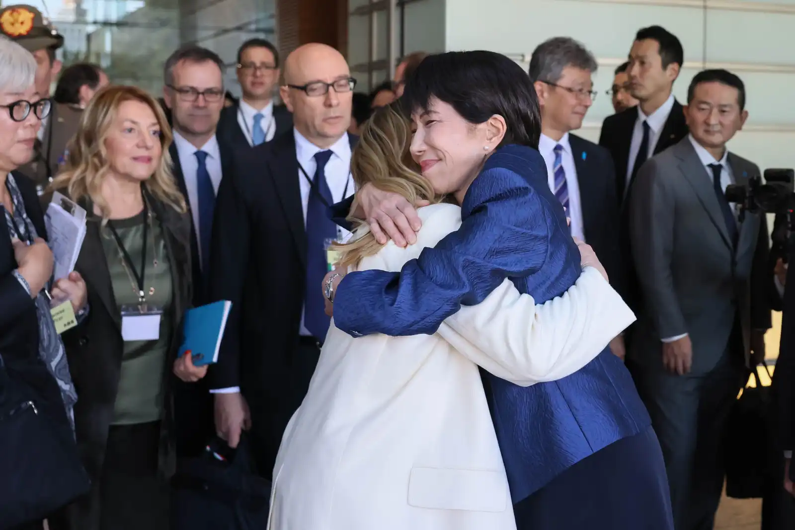 Sanae Takaichi and Giorgia Meloni Italy-Japan summit
