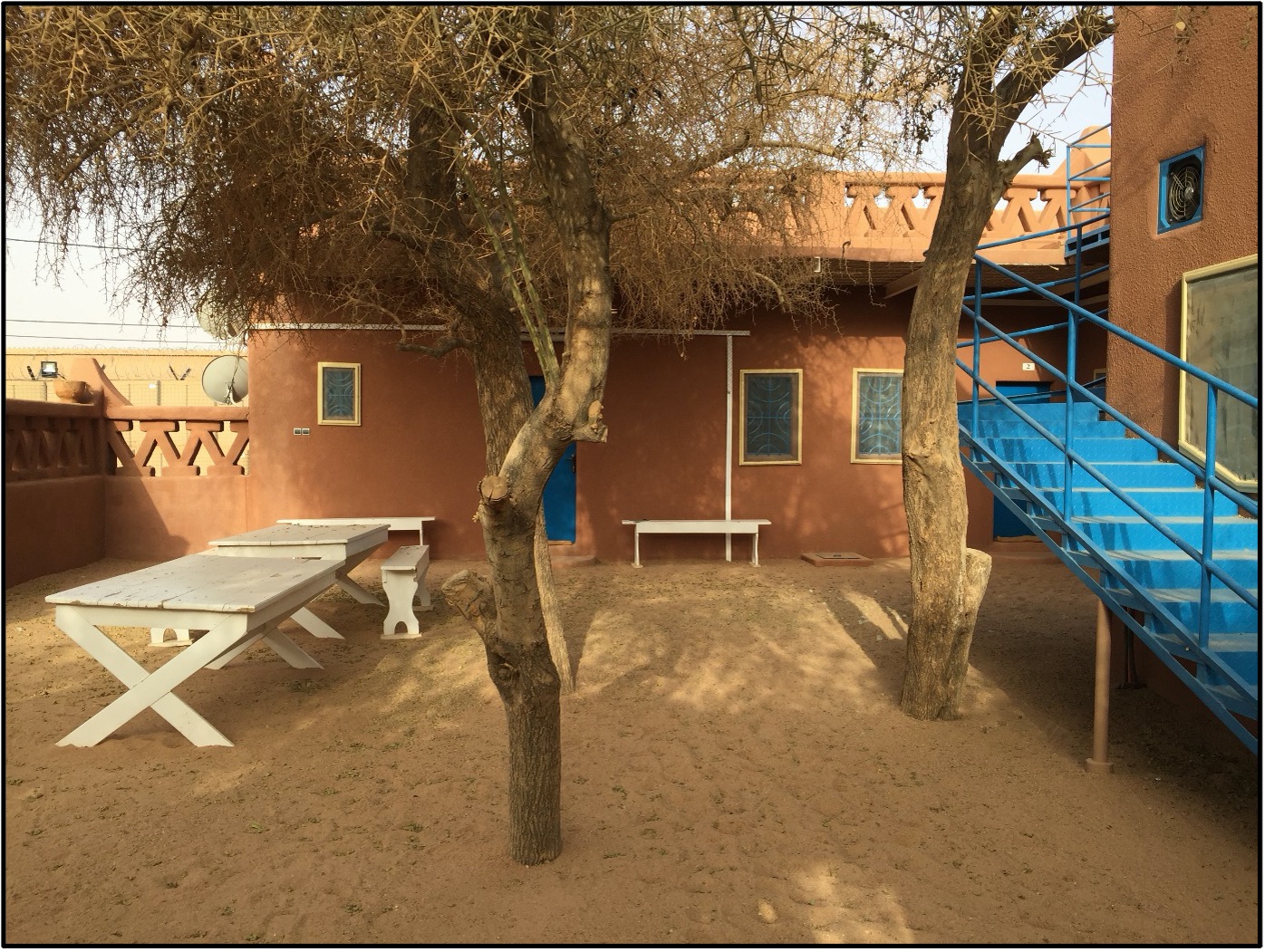Hébergement des visiteurs, mission EUCAP, Agadez, Sahel