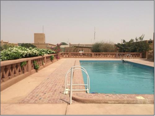 Piscine mise à disposition, mission EUCAP, Agadez, Niger