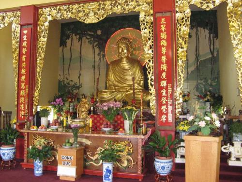 Temple bouddhiste, surtout destiné à une petite communauté vietnamienne II.