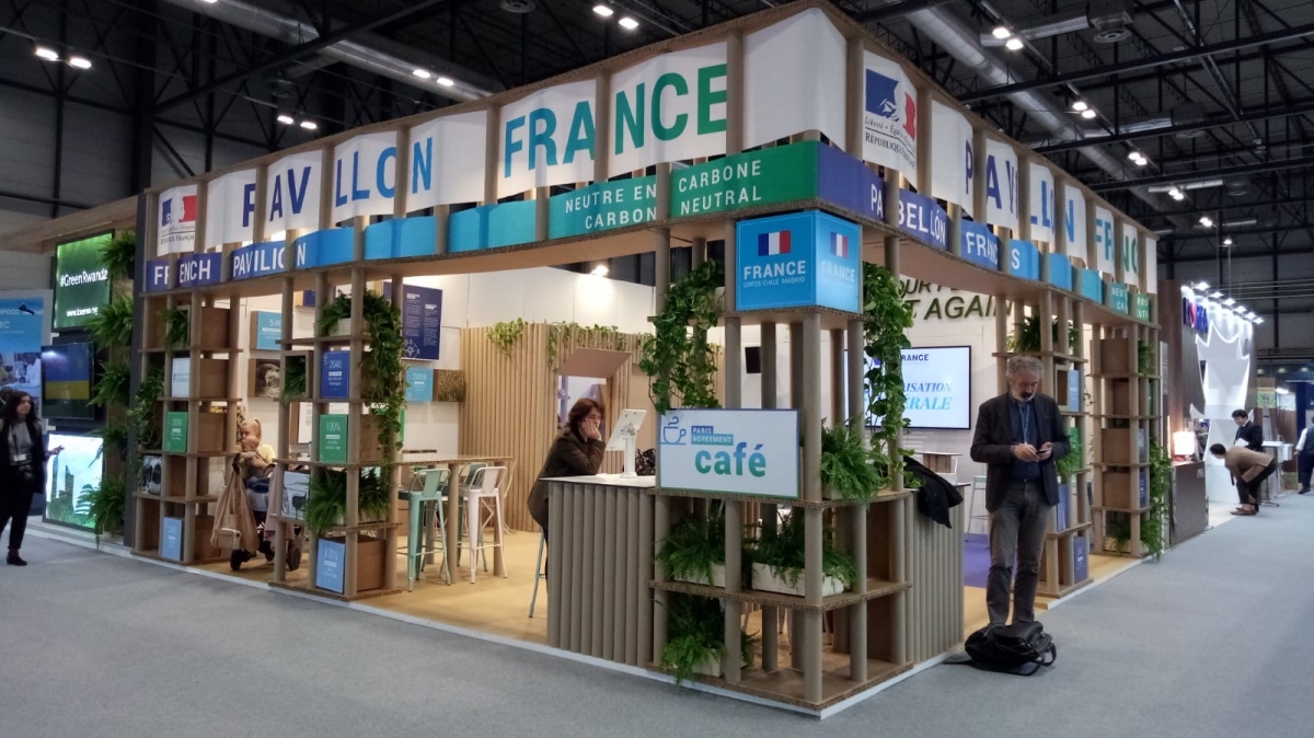 COP25 Pavillon France. Photo by Carola Kloeck