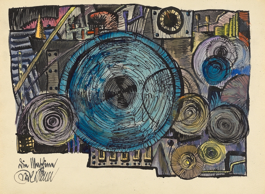 Die Maschine, by Karl Wiener. Image in the Public Domain Die Maschine, by Karl Wiener. Image in the Public Domain
