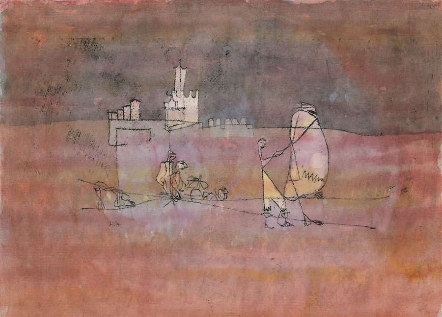 Episode_Before_an_Arab Town_Paul_Klee_PublicDOmain Episode_Before_an_Arab Town_Paul_Klee_PublicDOmain