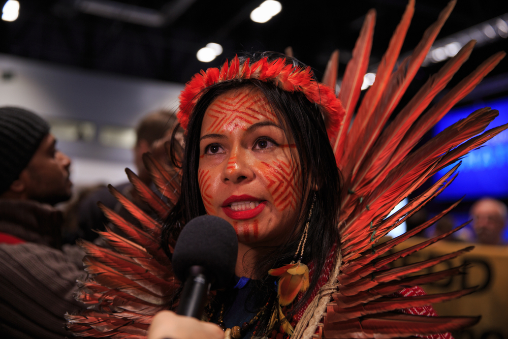 Indigenous Activist COP25 Madrid 