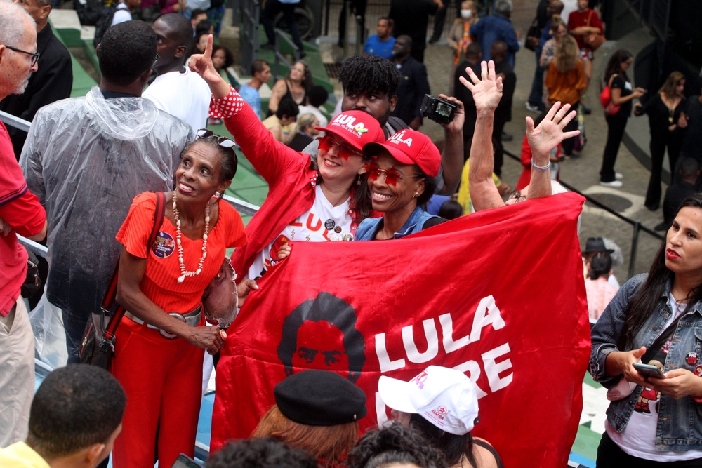 Lula supporters in Salvador de Bahia, Brazil. By Joa Souza for Shutterstock