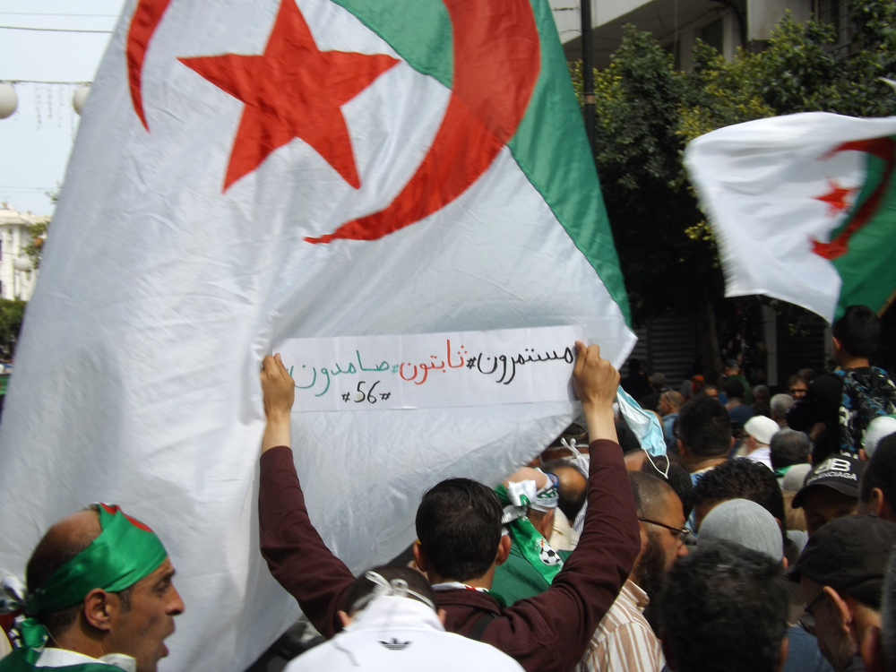 Manifestations en Algérie Mars 2019.Copyright: Shutterstock