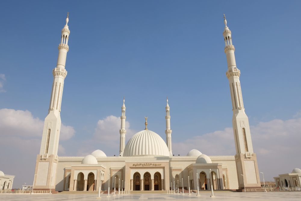 Mosque in the new administrative capital in Egypt. Copyright: Shutterstock