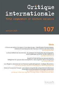 Critique Internationale