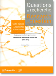 Questions de recherche