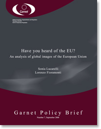 Couverture Garnet Policy Briefs