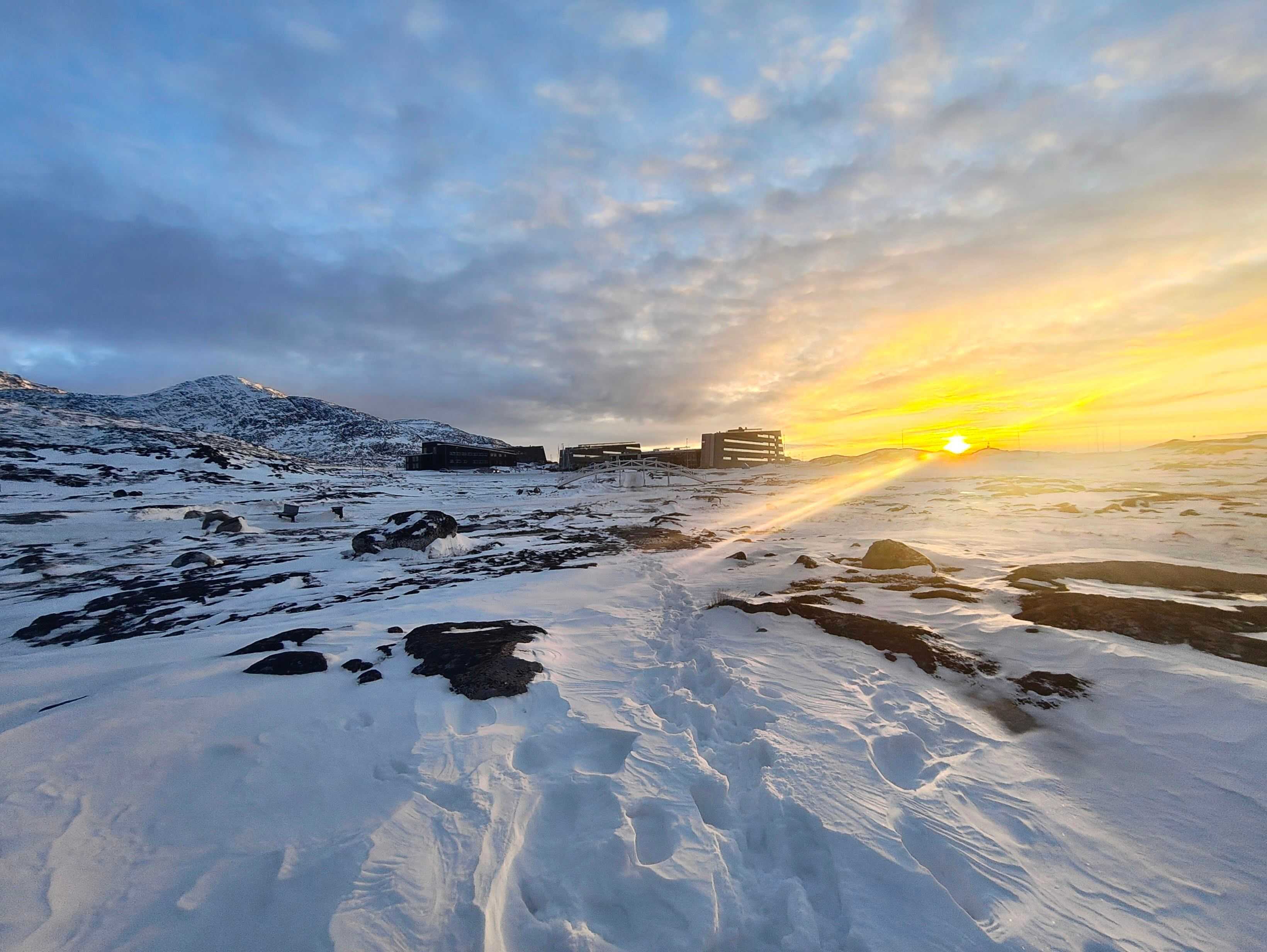 Paysage glacé du Groenland