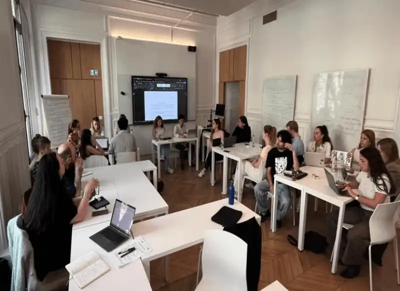 Students Presenting to the Expert Jury during the Final Stage of the Food Crisis Simulation at Sciences Po/PSIA, 2026