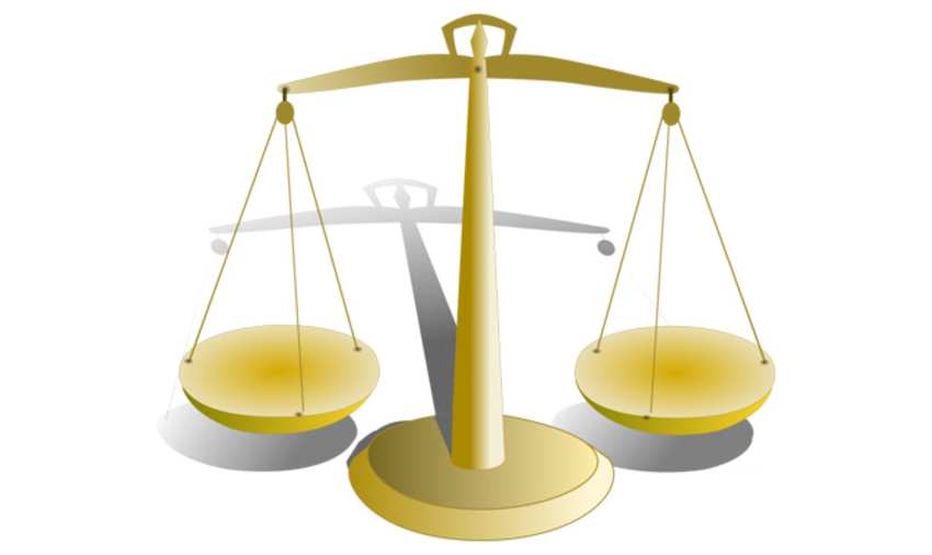 La balance de la justice