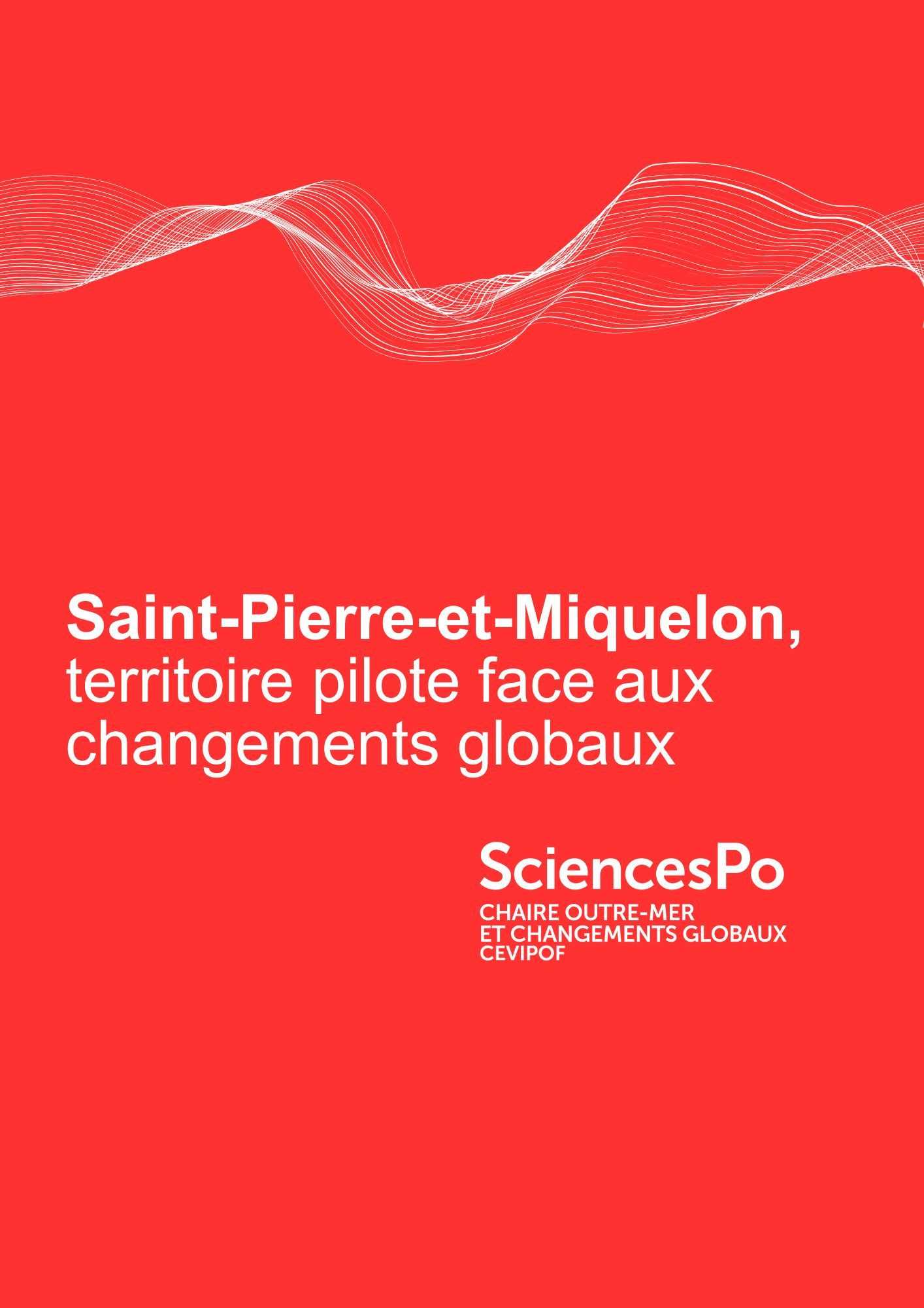 Saint Pierre et Miquelon territoire pilote face aux changements globaux