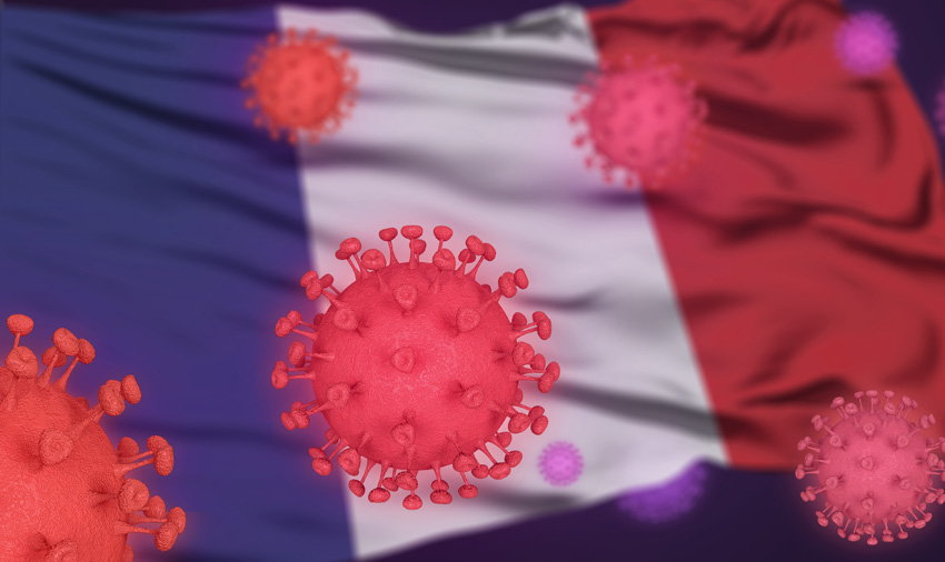 France contre la pandémie de coronavirus ©Shutterstock/Katherine Zarubo