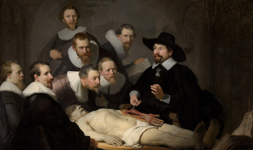 Rembrandt - The Anatomy Lesson of Dr Nicolaes Tulp - Mauritshuis