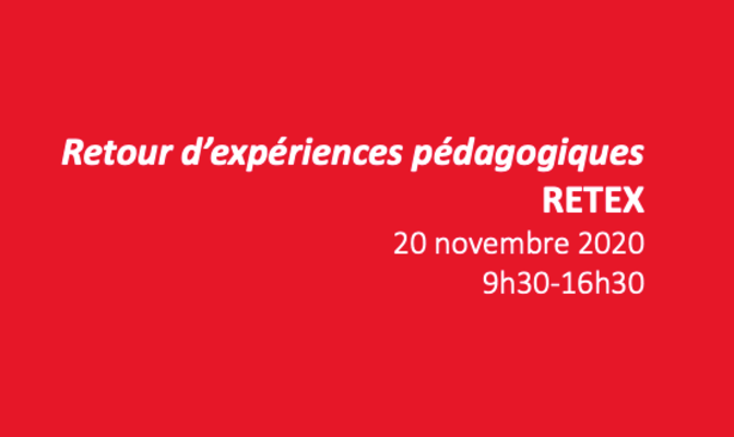 RETEX 2020 - 20 novembre, 9h30-16h30
