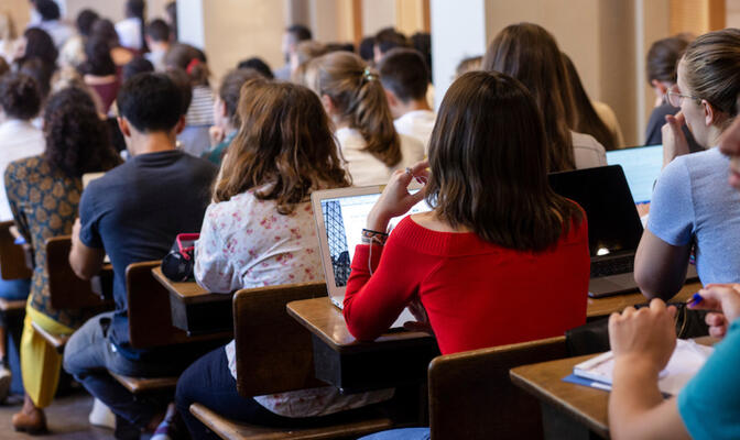 Cours en amphithéatre ©Sciences Po