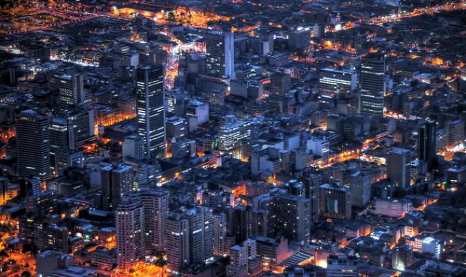 Photo Mariusz Kluzniak, Bogota at night (CC BY-NC-ND)