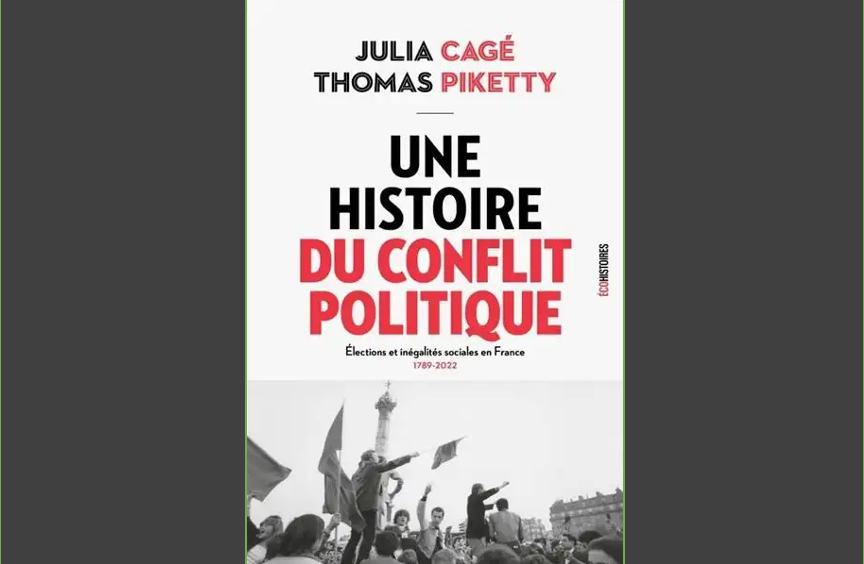 Book cover "Une histoire du Conflit Politique" (Seuil)