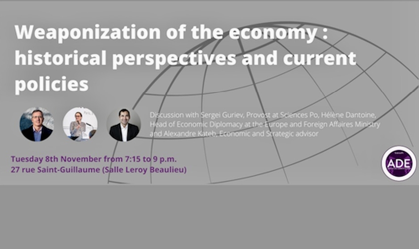 Invitation to conference 'Weaponization of the economy"