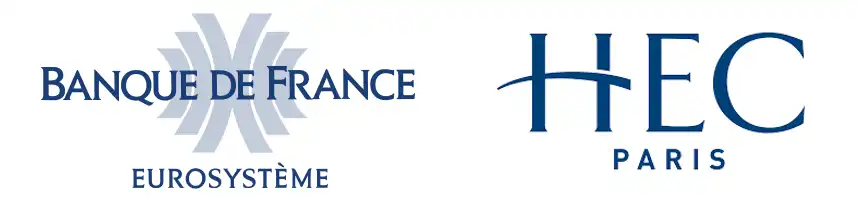 Logos of the Banque de France and of HEC Paris