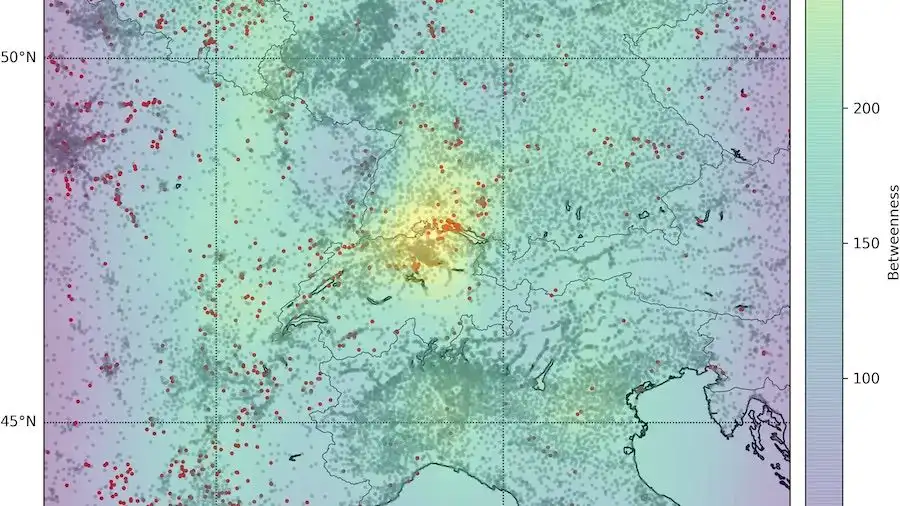 Map of Neolithic Europe generated by Thomas Chaney