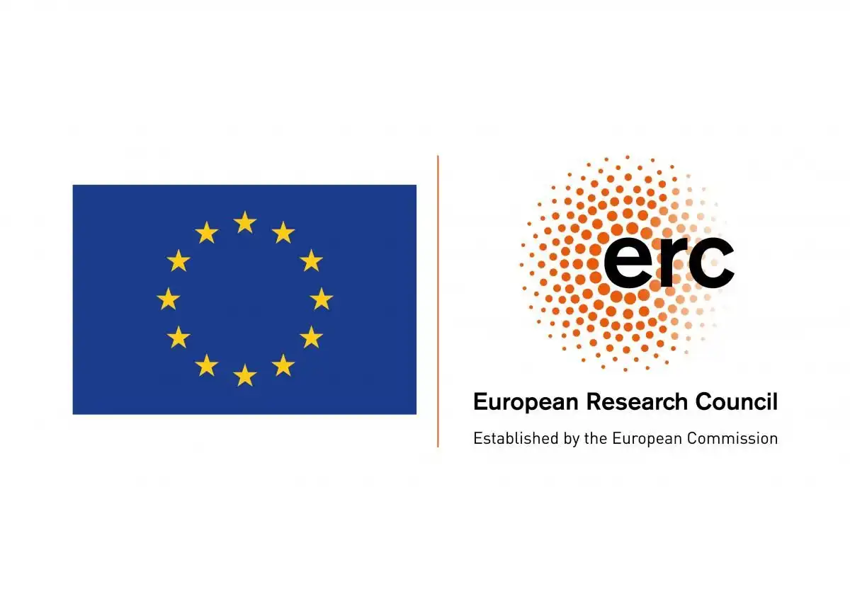 EU flag and ERC logo
