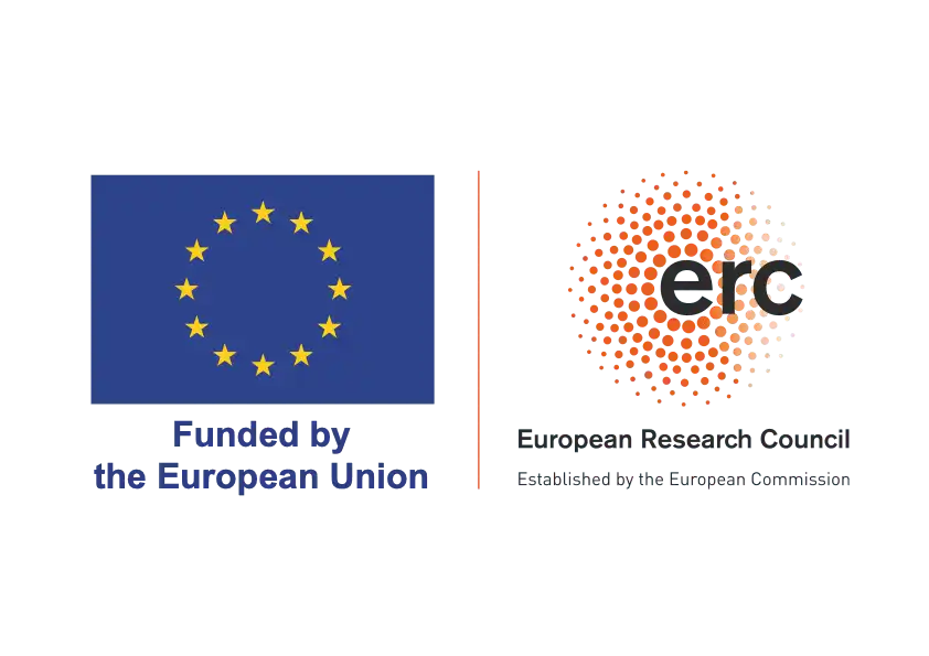 Official EU and ERC logos for Horizon Europe projects