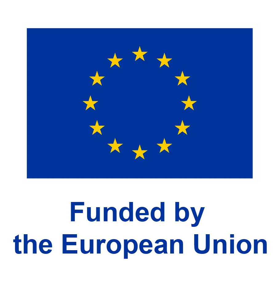 EU flag with the mention "Funded by the European Union"
