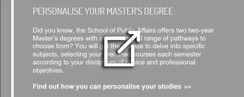 Find out how you can personalise your studies (infogram)