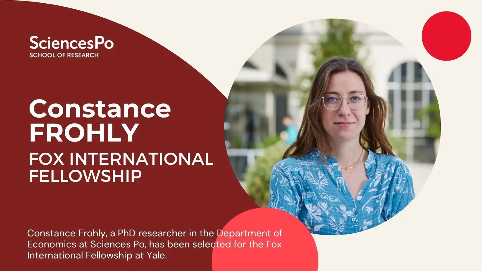 Constance Frohly Fox international Fellowship
