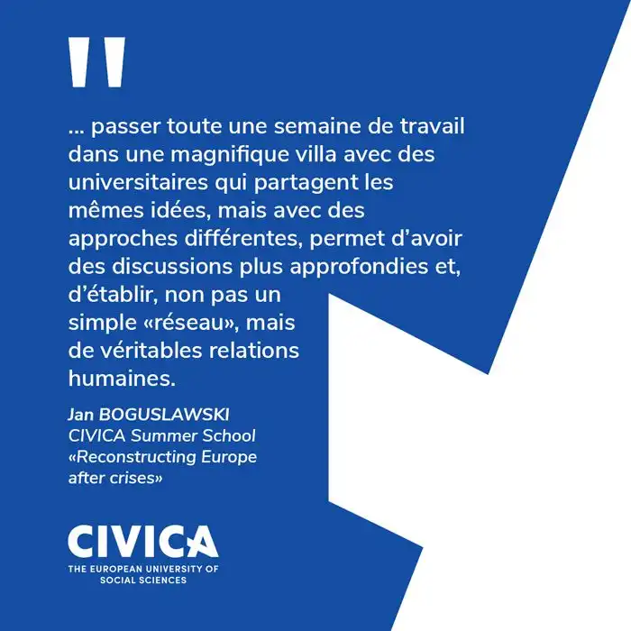 passer toute une semaine de travail dans une magnifique villa avec des universitaires qui partagent les mêmes idées, permet d'avoir des discussions plus approfondies et d'établir véritables relations humaines.