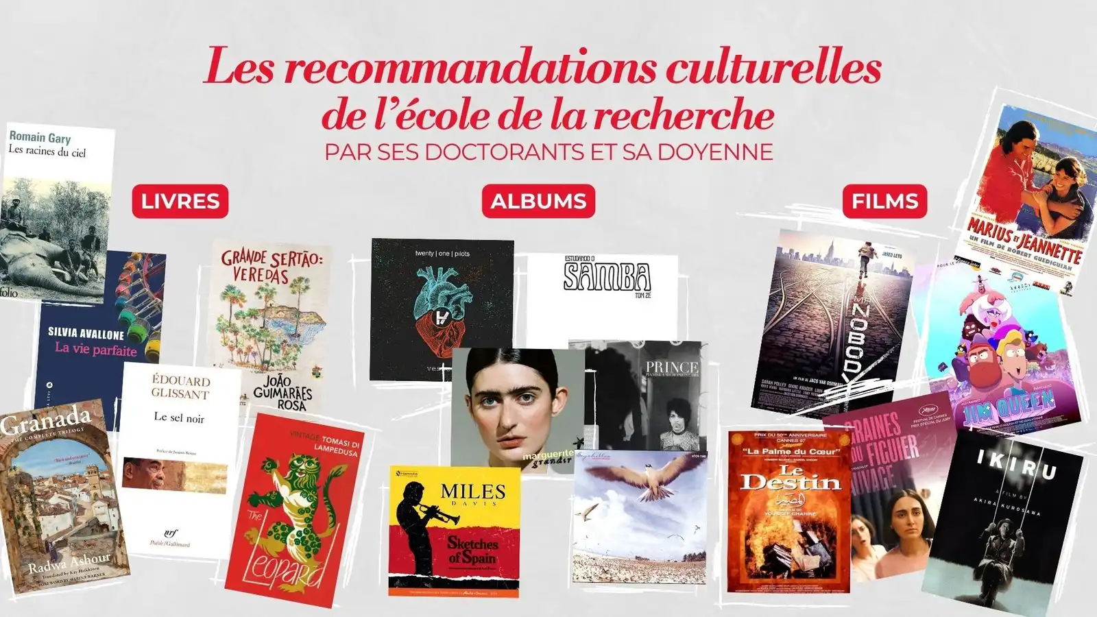 Les recommandations culturelles  de l’école de la recherche